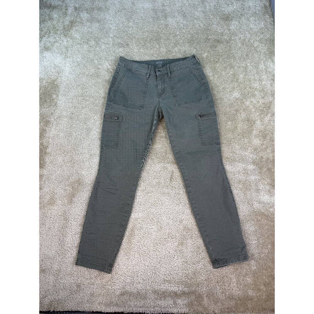 a.n.a. Pants Cargo Skinny Ankle Olive Green Cotton Blend Women's Sz. 27/4 B600